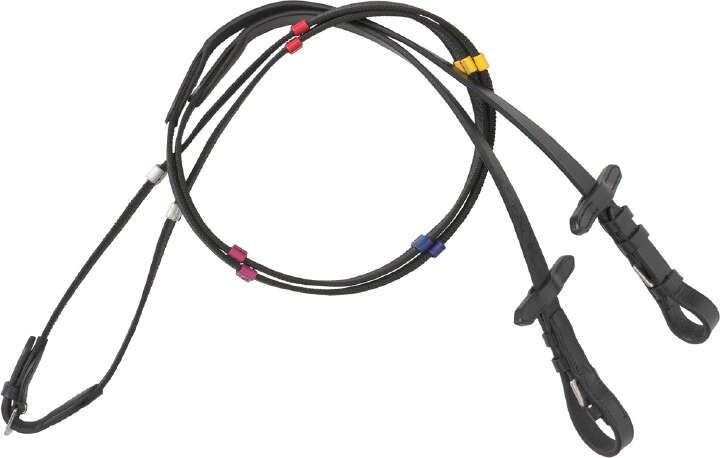 KANTRIE Anti-Slip Zügel bunte Stege X-Line